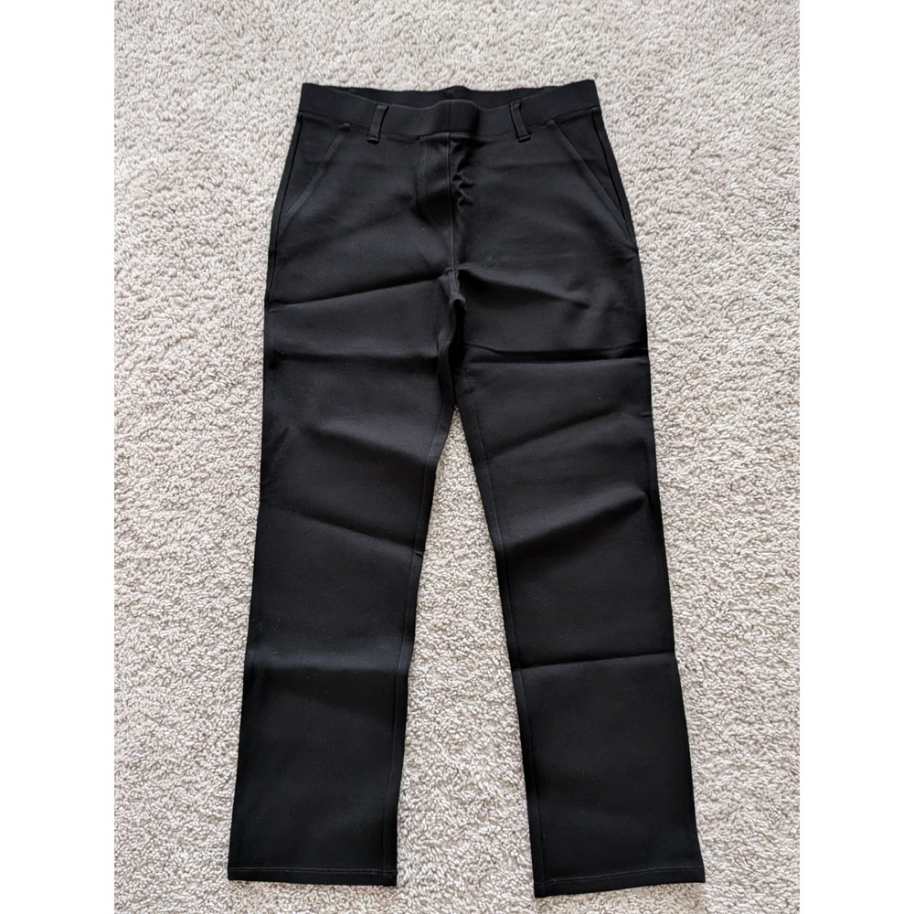 Quince Ultra Stretch Ponte Straight Leg Pants Womens Small (Fits 27x25) NWT